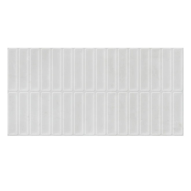 Prissmacer Ceramica Beton Cire Bercy Relieve Wandtegel Bianco 60x120cm